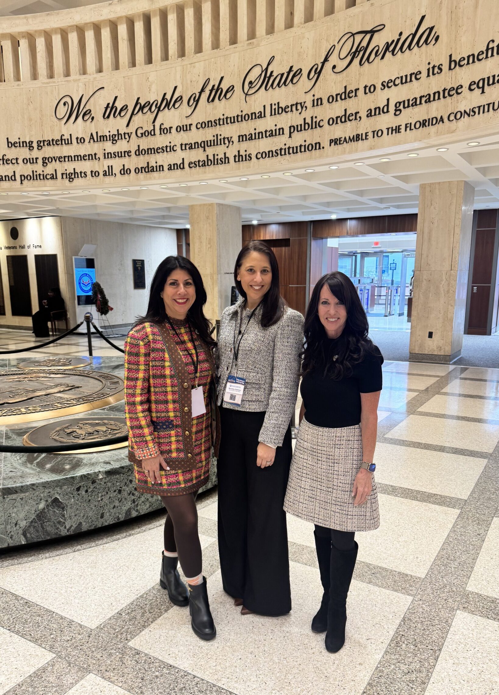 Boca Raton Deputy Mayor Fran Nachlas, Brandey Edelson, Councilwoman Yvette Drucker
